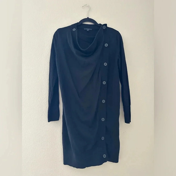 COS Draped Wool Dress Size Small - Picture 3 of 8